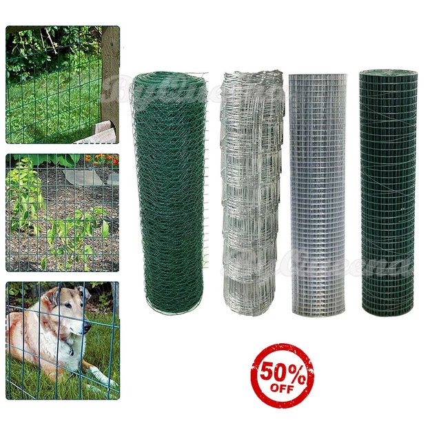 Pvc Wire Post PVC COATED WIRE Mesh Fencing Wire Galvanised Garden Nail Metal Fence ...