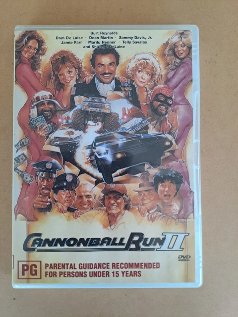 CANNONBALL RUN II (DVD, 1984) Burt Reynolds, Dom De Luise All