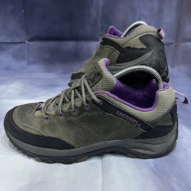 🔥 MERRELL Salida Trekker Castle Rock Purple Hiking Shoes J24476 RARE
