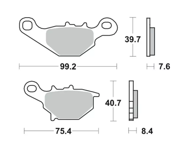 plaquettes de frein TRW MCB 679