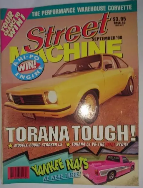Street Machine Magazine Sept  1990 - HQ Monaro pin-up