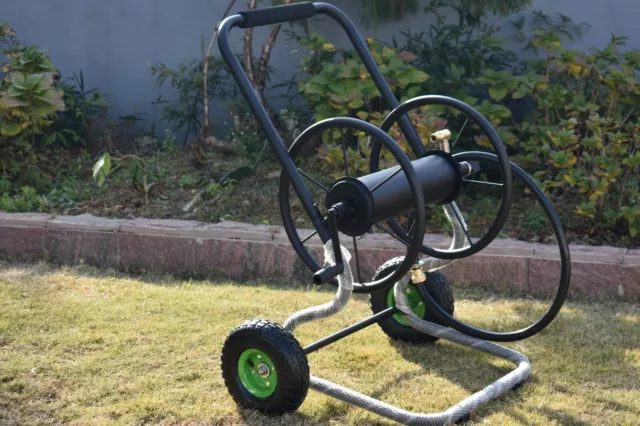 ZORRO Hose Reel Cart Powder Coated Steel for use with 1/2' and 3/4" Hose