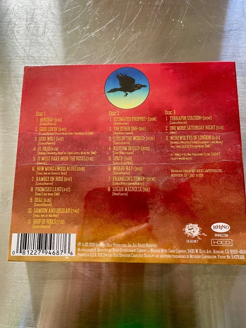RED ROCKS AMPHITHEATRE, Morrison, Co 7/8/78 dei The Grateful Dead (CD ...