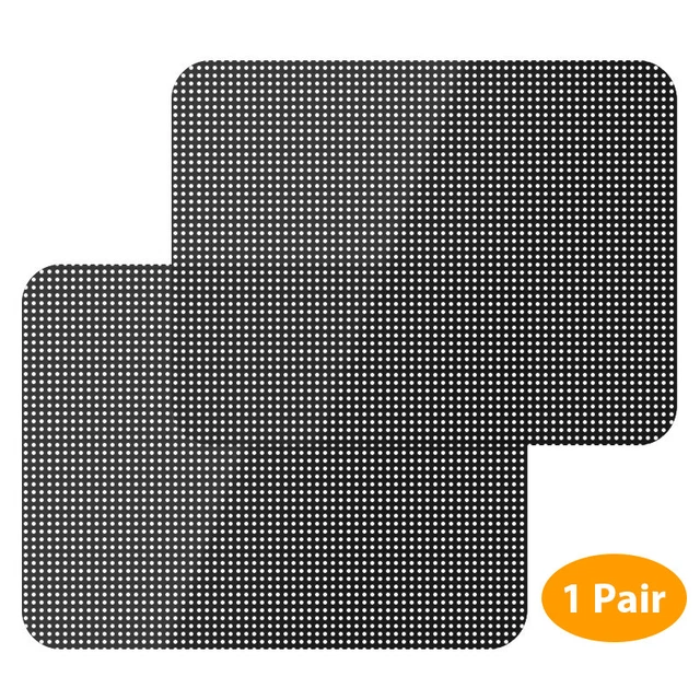 2pcs PVC Car Window Sunshade Electrostatic Sticker Solar Film Shade UV Protec@ u