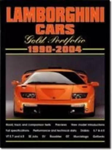 R. M. Clarke Lamborghini Cars Gold Portfolio 1990-2004 (Paperback)