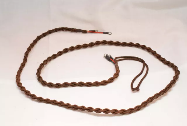 Gpo Brown Telephone Braided Handset Cord 4-Way N.o.s.