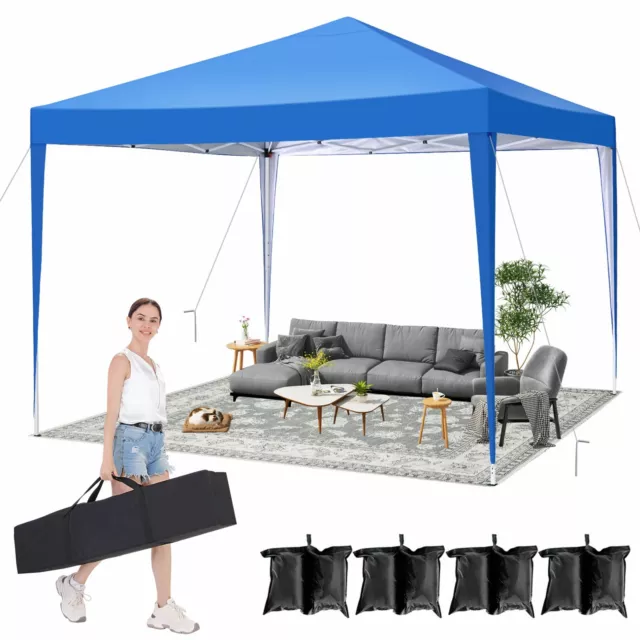 Pavillon 3x3m/3x6m Pavillion Partyzelt Gartenzelt Wasserdicht Pop Up Uv-Schutz 5