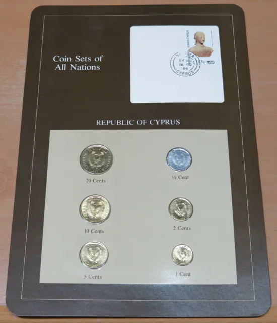 Coin Sets of All Nations ~ Republic of Cyprus
