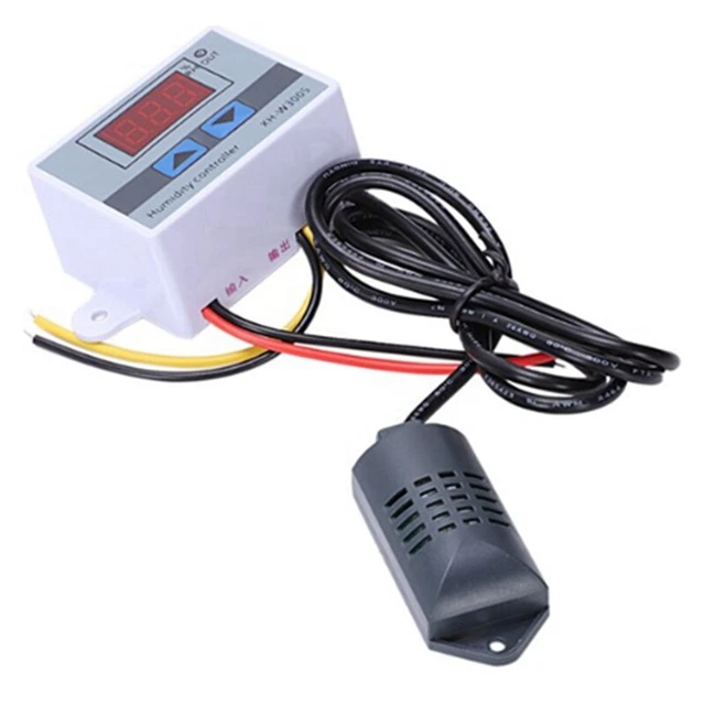 XH-W3005 AC 110-220V 10A Digitaler Feuchtigkeit Regler 0-99%RH Feuchtigkeit K9O6