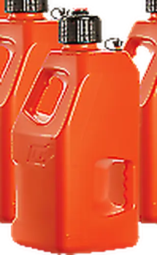Instock LC2 MX Atv Utility 5 Gallon Carburant Gas Peut Jug Orange 30-1195 Avec /