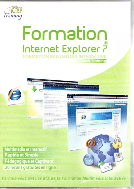 Logiciel PC Formation Internet Explorer 7 (NEUF EMBALLE)