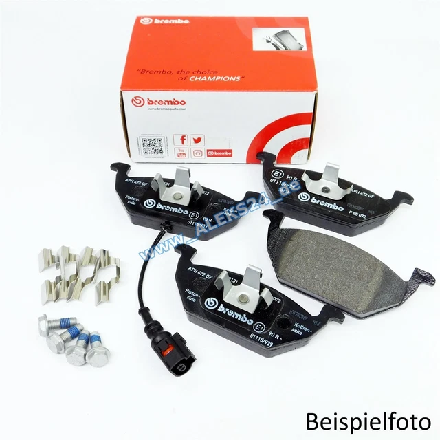 BREMBO Bremsbeläge Satz 07034 | Für Motorrad | Vorne & Hinten | Kompatibel Mit Honda, Peugeot U.a.
