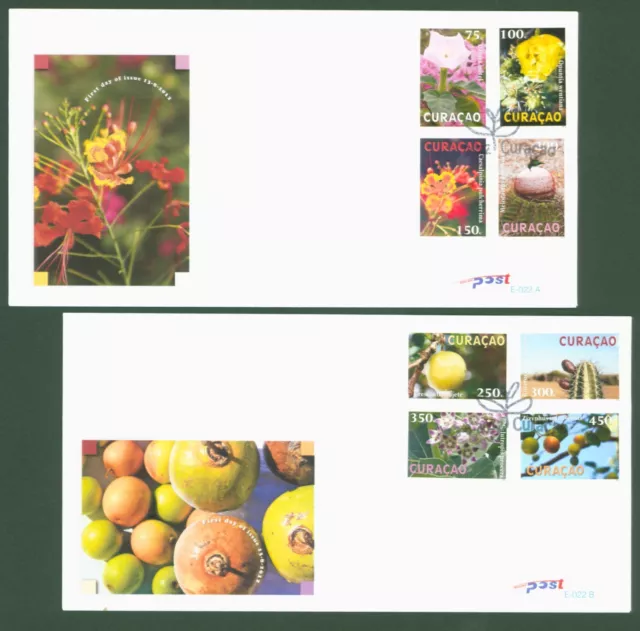 Curacao 2012 - Pflanzen Blumen Blüten Früchte Kakteen Opuntien - Nr. 111-18 FDC