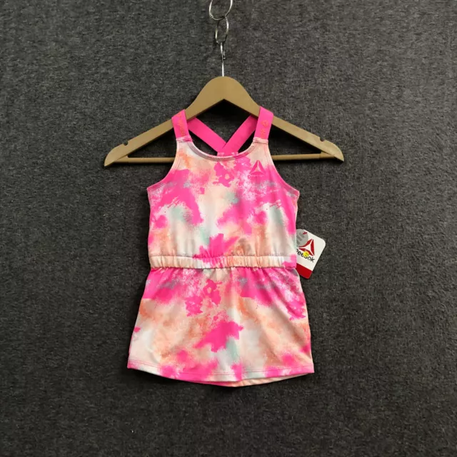 Reebok TG RB SPRSUM DRESS Sugar Plum Size 3T Toddler Sleeveless Strappy NWT