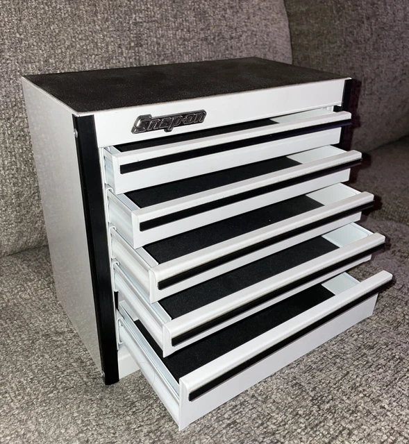 Snap on mini tool box white discount