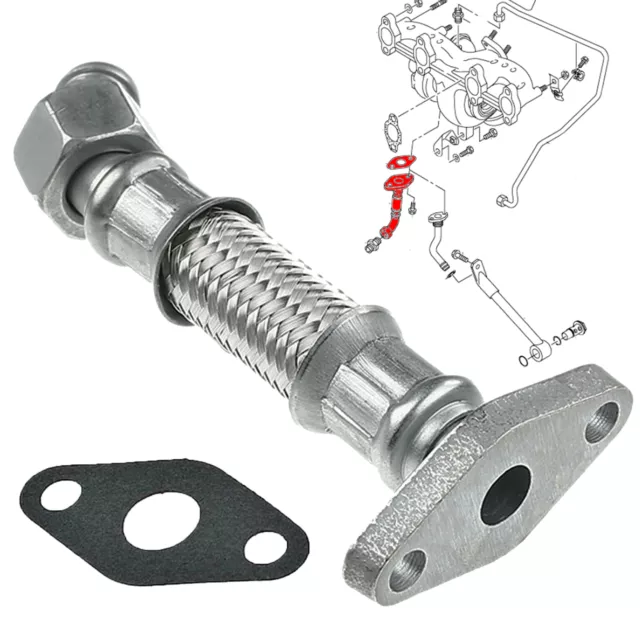 Guida Del Turbo Tubo di Ritorno Olio per A3 LEON OCTAVIA Golf T5 1,9 Tdi