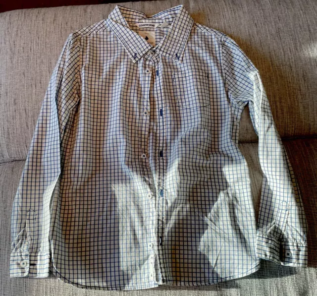 Country Road Boys Long Sleeved Dress Shirt Size 10