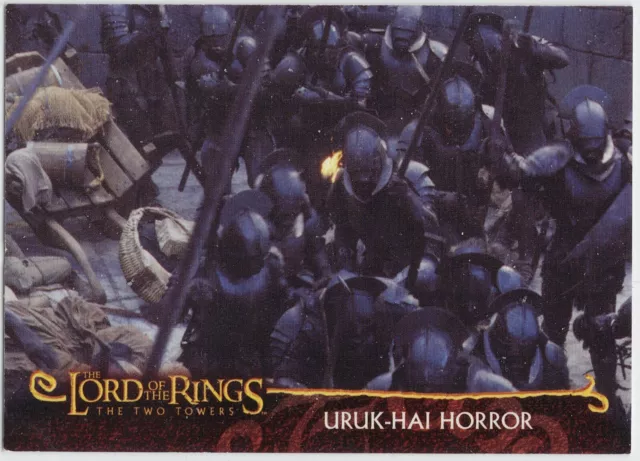 LotR Lord of the Rings Movie Cards Fellowship of the Ring Preview C19 Uruk-Hai