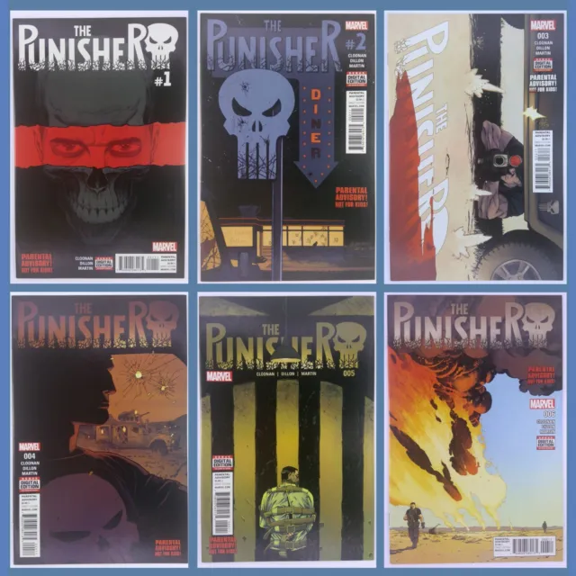 The Punisher (2016) 1-17 Annual 1 | 18 Book Lot | Marvel Frank Castle FULL RUN