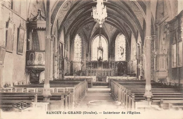 SANCEY -LE-GRAND - Intérieur de  L' église  (Doubs)