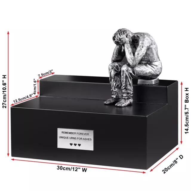 Reverie Einzigartig Ashes Schatulle Künstlerisch Denkmal Urne Engel Skulptur 2