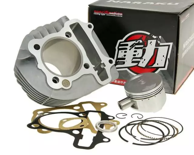 Cilindro completo Naraku 150ccm 57,4mm Cina 4T GY6 125 152QMI 150
