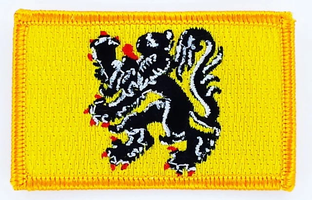 Patch (écusson) Brodé Imprimé Souvenir Drapeau De Saint-Martin / Sint Maarten - Neuf