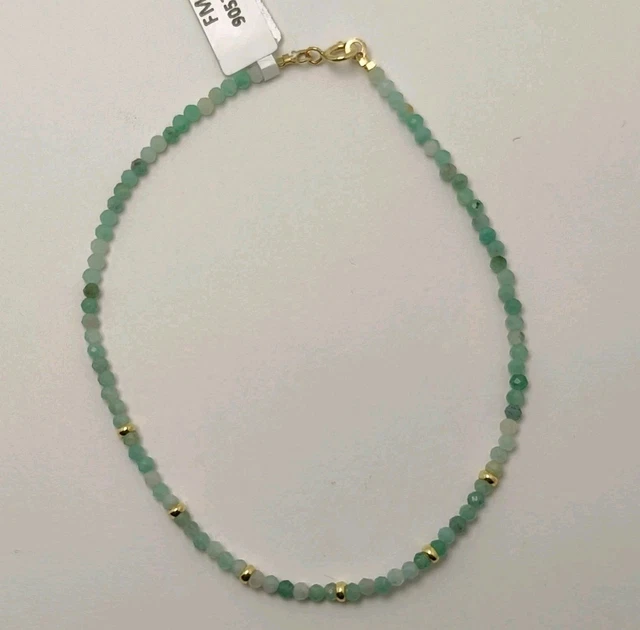 Bracelet En Or Jaune 18k (750 Millièmes) - Avec Pierres De Couleur Et Tubes D'or, Neuf Avec étiquettes