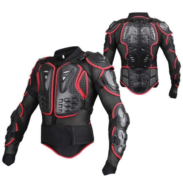 Protezione Qualità Giacca Moto Cross Camicia Protettiva Enduro Pettorato.