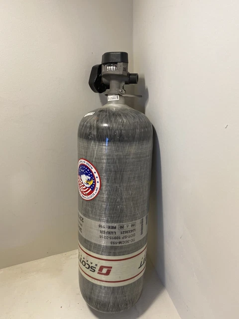 Carbon Fiber Cylinder (2020) Scott Scba Air Pack 2216 Psi