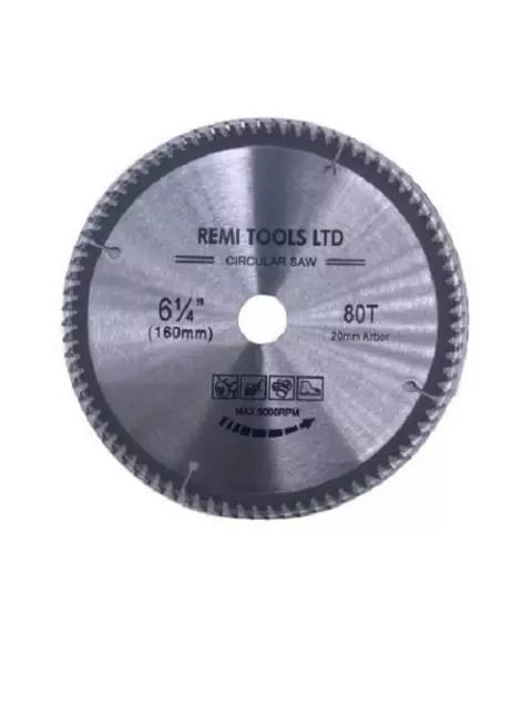 Hoja Sierra Circular 160mm X 80T Para A Dewalt Makita Bosch Etc.