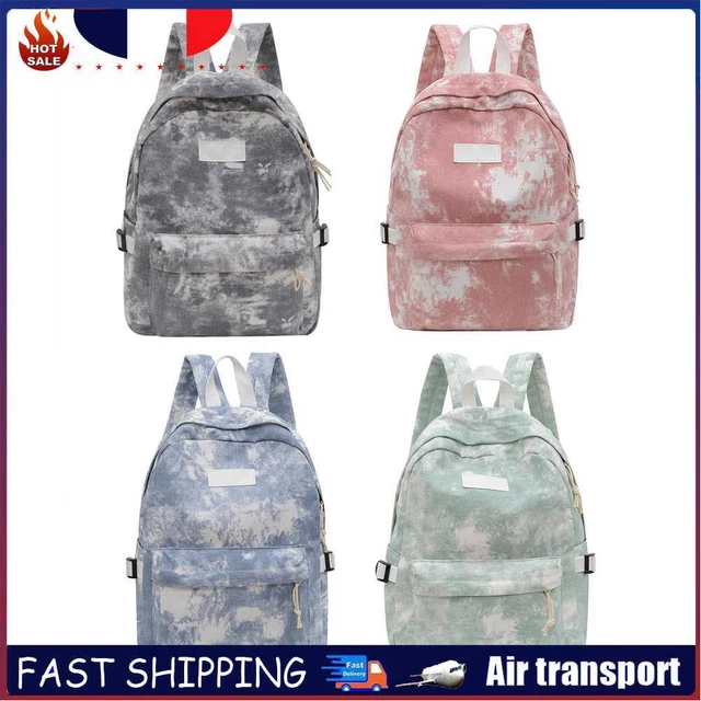 Fashion Women Tie Dye Print Backpack Preppy Style Student School Travel Rucksack