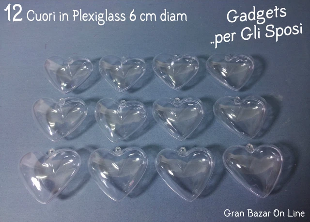 Palline o Sfere 5 cm Plexiglass ideale per il decoupage - Tricot Cafe
