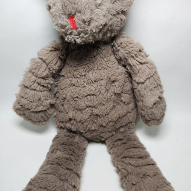 SAINSBURYS RED NOSE Reindeer Soft Toy Beanie Comforter VGC Fuddlewuddle