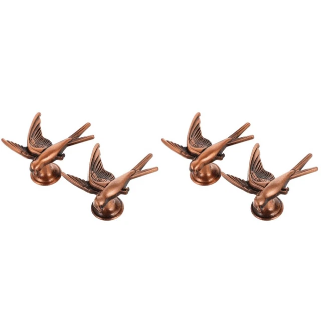 4 pezzi cassetti tirano manopole decorative a forma di uccello tira maniglie