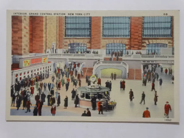 Grand Central Station Innenraum, New York City, New York Postkarte