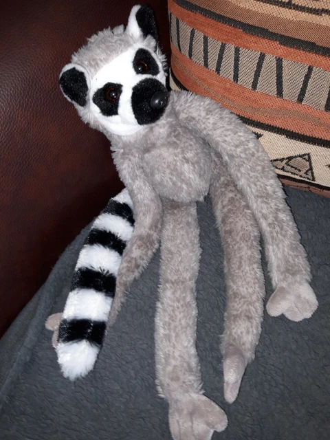 Doudou peluche Singe Lémurien Avec Scratch Pattes 47Cm Ravensden collection tbe
