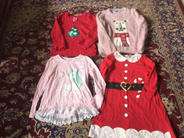 girls Christmas clothes bundle 5-6 years