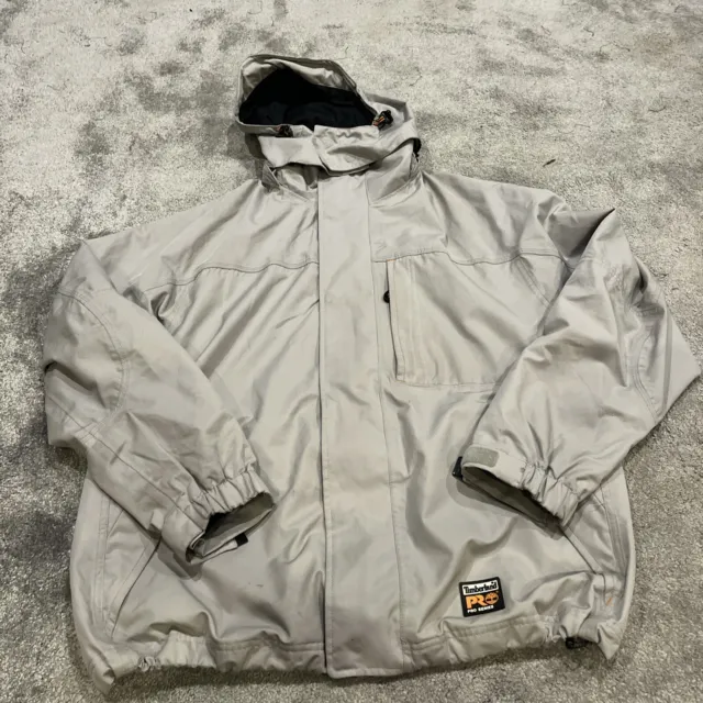 Size XL - Mens Timberland Pro Series Grey Waterproof Jacket