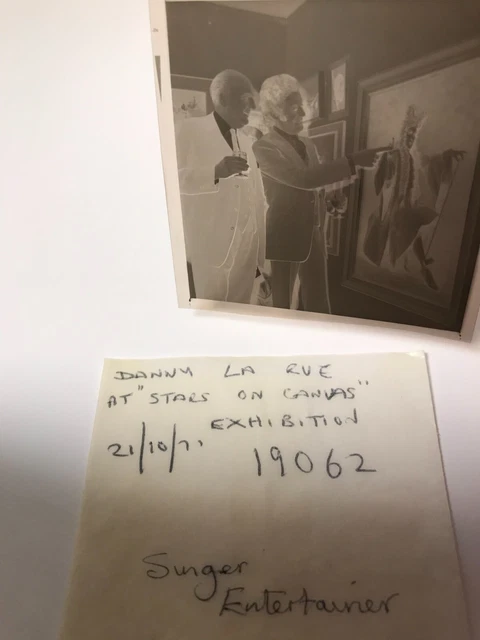 Danny La Rue.   Singer.  1971   2x2 original Vintage Negative.