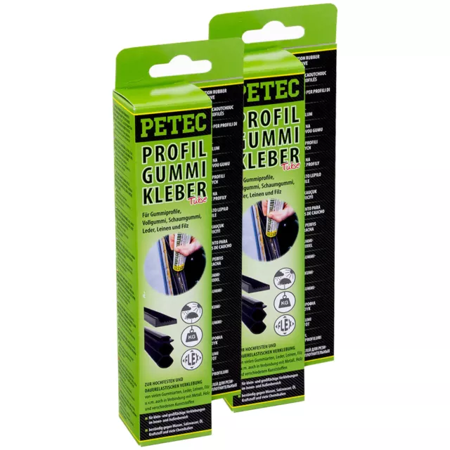 PETEC PROFILGUMMIKLEBER TUBE 93870 Contact Adhésif 70 ML 93870 EUR