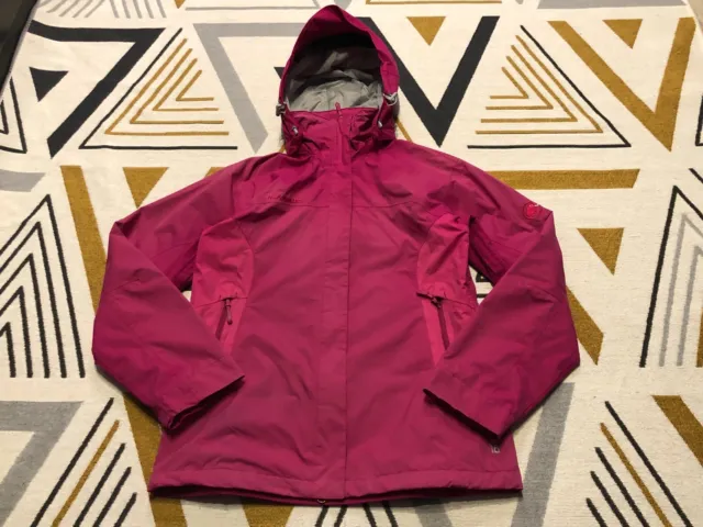 Mammut Gore-tex Women Rain Waterproof Pink Jacket size Large (L)