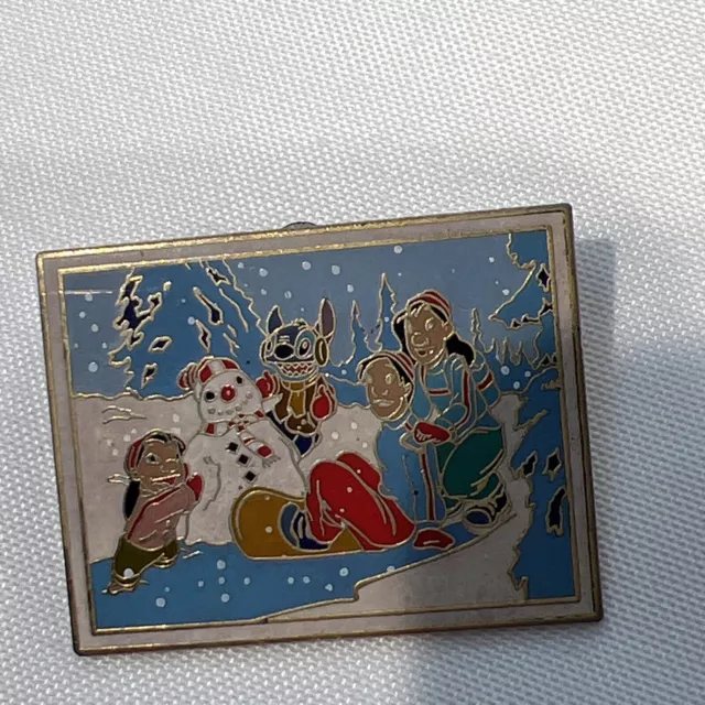 Disney pin Disney Trading Pin Vintage Disney Pin Lilo and Stitch Pin Snowman #97