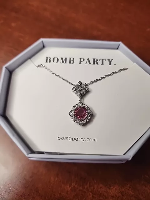 Ring Bomb Party. RBP5761. Maze of Sparkle. February 2023 Necklace Amethyst  CZ