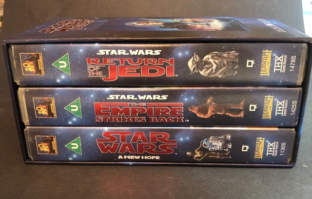 STAR WARS TRILOGY VHS Video Tape Set including 2 x posters. Hope Empire