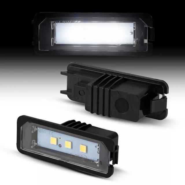 2x LED Kennzeichenbeleuchtung VW Golf 4 5 Passat 3C Polo 9N 9N3 Lupo EOS *5050
