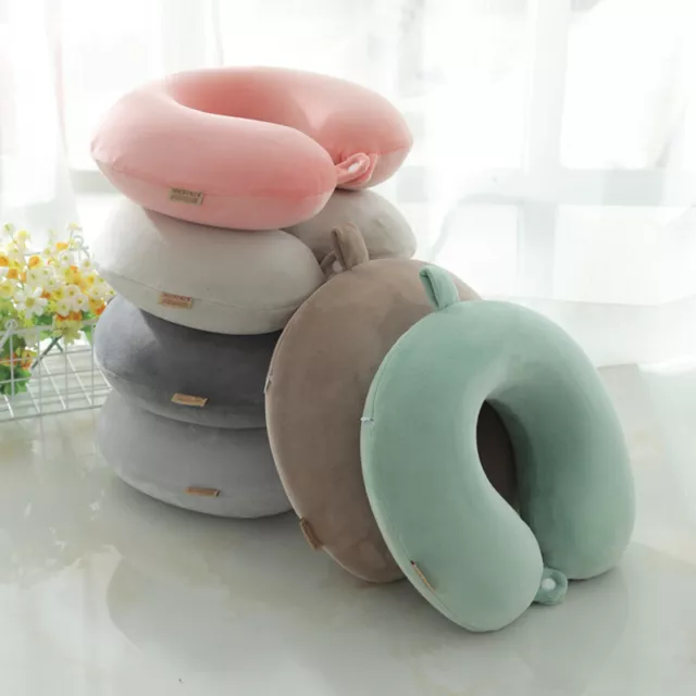 Support U Shaped Airplane Memory Foam Cushion Washable Travel Neck Pillow