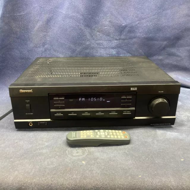 Sherwood RX-4109 AM/FM Stereo 2-Channel Receiver  With Remote *Tested* Bundle