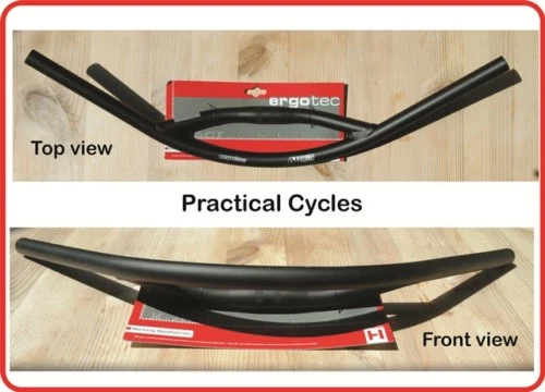 Humpert Space Bugel Bicycle Handlebars Cruiser Trek Town 25.4mm BLACK 630mm wide