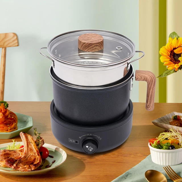 1.8L Non Stick Electric Pot /Mini Rice Cooker With Steamer Frying Pan Electric Cooker Cooking Pot Periuk Nasi I.1150328023